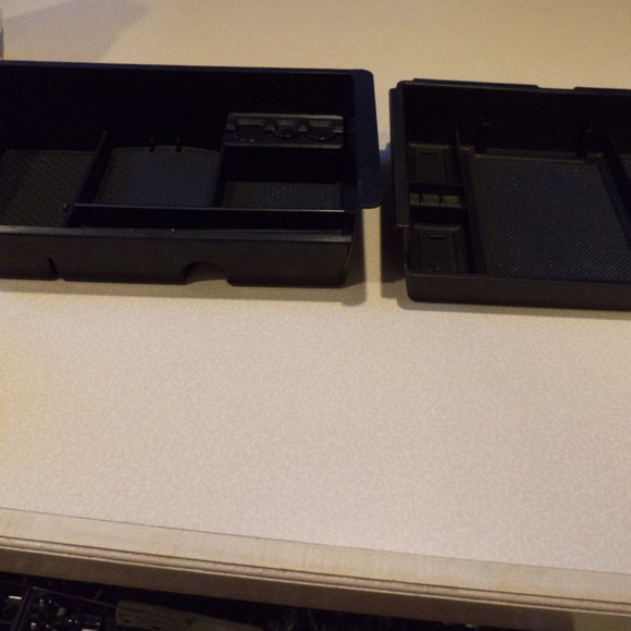 CHEVY TRUCK COMPARTMENT BOXES-Set of Two-Black for Console/Glove Box and Topside - Picture 2 of 15